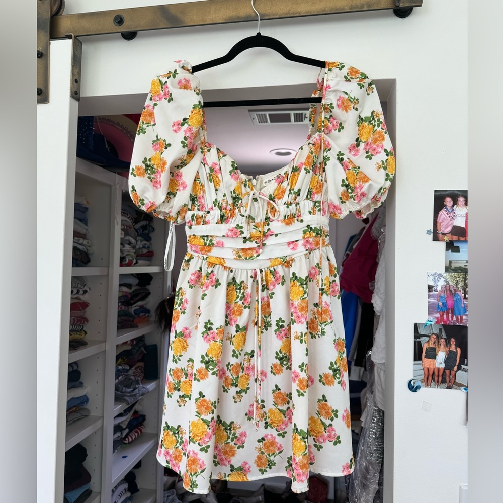 For Love and Lemons floral dress